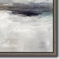 Streamline Art Ocean Reflections I Framed Canvas Art