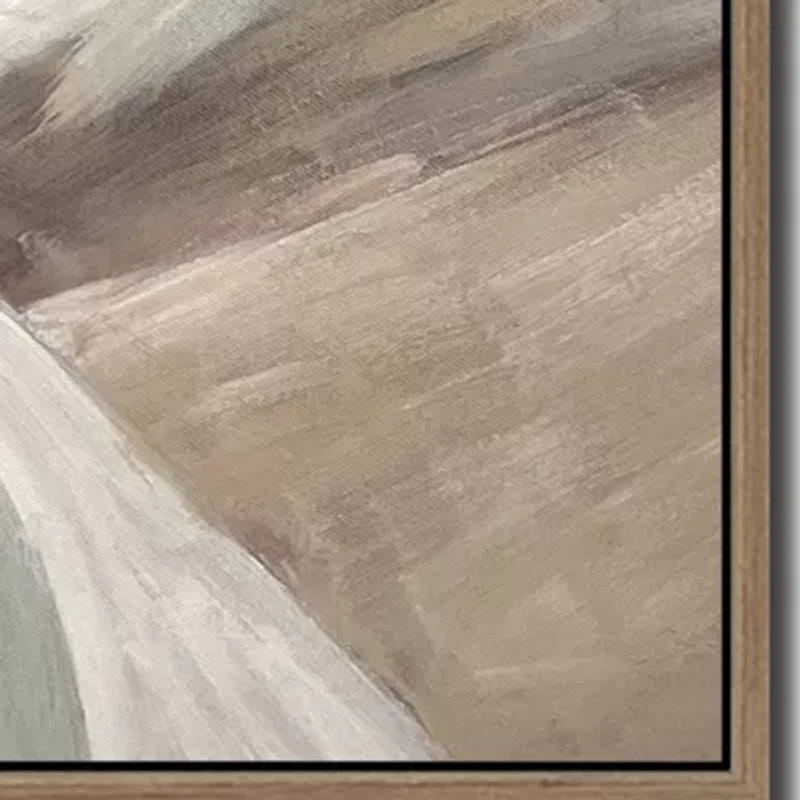 Streamline Art Coastal Road I Framed Canvas Art