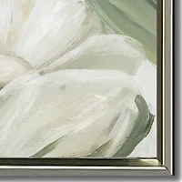 Streamline Art Pearly Petals Ii Framed Canvas Art