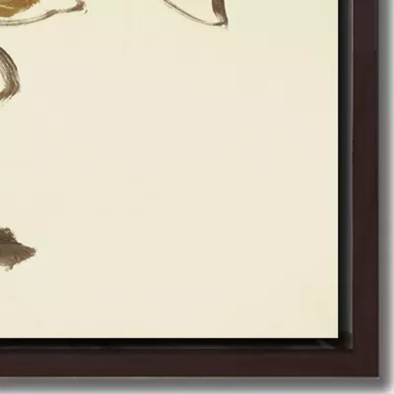 Streamline Art Down To Earth I Framed Canvas Art