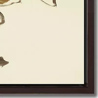Streamline Art Down To Earth I Framed Canvas Art