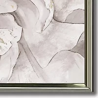 Streamline Art Pristine Petals Ii Framed Canvas Art