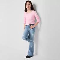 Vanilla Star Big Kid Girls Flare Leg Jean