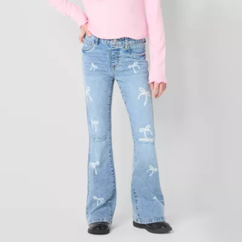 Vanilla Star Big Kid Girls Flare Leg Jean