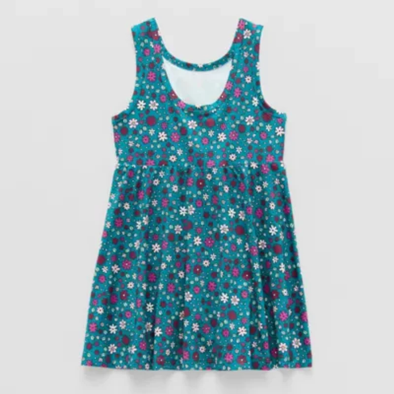 Okie Dokie Toddler & Little Girls Active Sleeveless A-Line Dress