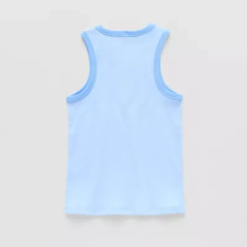 Thereabouts Little & Big Kid Girls Round Neck Sleeveless Tank Top