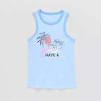 Thereabouts Little & Big Kid Girls Round Neck Sleeveless Tank Top