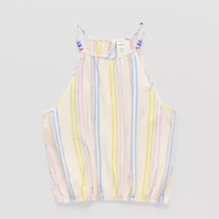 Thereabouts Little & Big Kid Girls Square Neck Sleeveless Tank Top