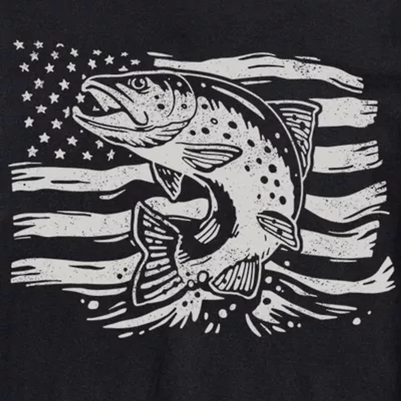 Mens Crew Neck Short Sleeve Regular Fit Big and Tall Graphic T-Shirt