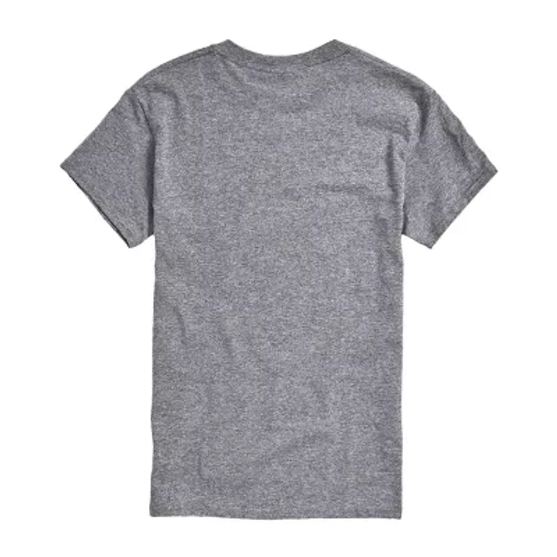 Mens Crew Neck Short Sleeve Regular Fit Peanuts Big and Tall Graphic T-Shirt