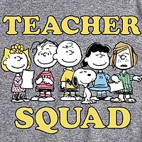 Mens Crew Neck Short Sleeve Regular Fit Peanuts Big and Tall Graphic T-Shirt