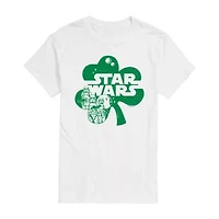 Mens Crew Neck Short Sleeve Regular Fit Star Wars Big and Tall Graphic T-Shirt
