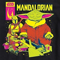 Mens Crew Neck Short Sleeve Regular Fit Star Wars Big and Tall Graphic T-Shirt