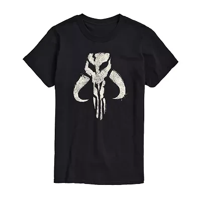 Mens Crew Neck Short Sleeve Regular Fit Star Wars Big and Tall Graphic T-Shirt