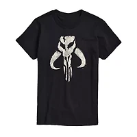 Mens Crew Neck Short Sleeve Regular Fit Star Wars Big and Tall Graphic T-Shirt