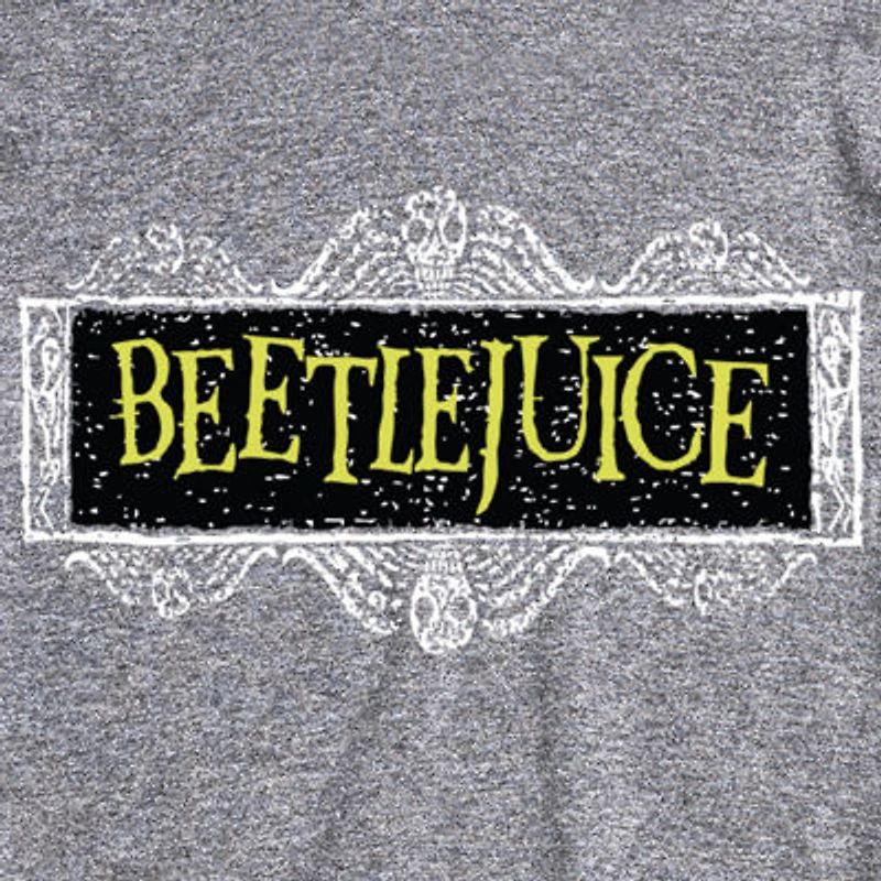Mens Crew Neck Short Sleeve Regular Fit Beetlejuice Big and Tall Graphic T-Shirt