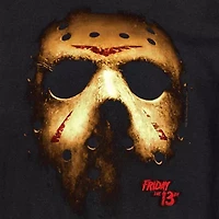 Friday The 13th Mens Crew Neck Short Sleeve Regular Fit Big and Tall Graphic T-Shirt