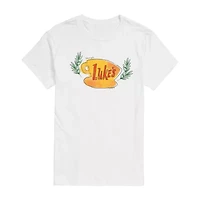 Mens Crew Neck Short Sleeve Regular Fit Big and Tall Graphic T-Shirt