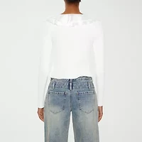 Forever 21 Juniors Womens Long Sleeve Pullover Sweater