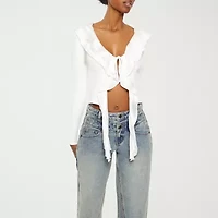 Forever 21 Juniors Womens Long Sleeve Pullover Sweater