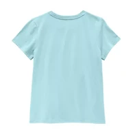 Little & Big Kid Girls Round Neck Short Sleeve Regular Fit Squishmallows Graphic T-Shirt