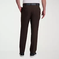 Haggar Cool Right Performance Flex Mens Classic Fit Flat Front Pant