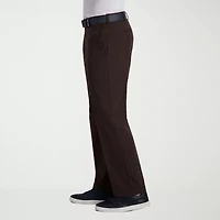 Haggar Cool Right Performance Flex Mens Classic Fit Flat Front Pant