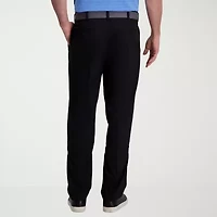 Haggar Cool Right Performance Flex Mens Classic Fit Pleated Pant