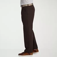 Haggar Cool Right Performance Flex Mens Classic Fit Pleated Pant