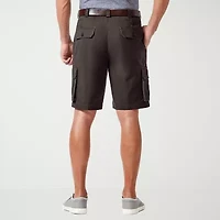 Haggar Stretch Comfort Cargo Tech Mens 10" Fabric Short