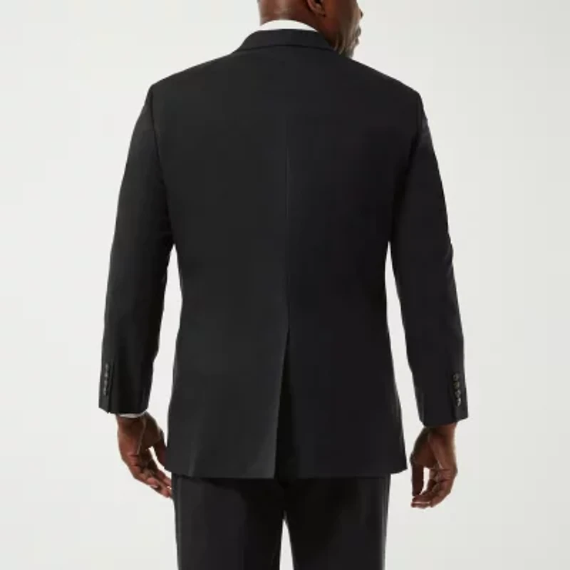 Haggar JMH Premium Stretch Sharkskin Mens Fabric Classic Fit Big and Tall Suit Jacket