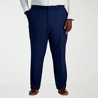 Haggar Smart Wash With Repreve Mens Classic Fit Big and Tall Dress Flat Front Pant