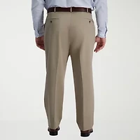 Haggar Iron Free Premium Khaki Mens Classic Fit Big and Tall Flat Front Pant