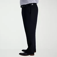 Haggar Iron Free Premium Khaki Mens Classic Fit Big and Tall Flat Front Pant