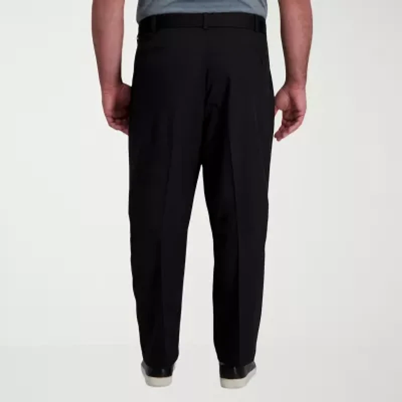 Haggar Cool Right Performance Flex Mens Classic Fit Big Pleated Pant