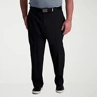Haggar Cool Right Performance Flex Mens Classic Fit Big Flat Front Pant