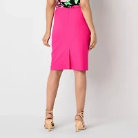 Black Label by Evan-Picone Womens Suit Skirt