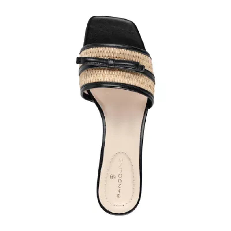 BANDOLINO Womens Cantona Heeled Sandals