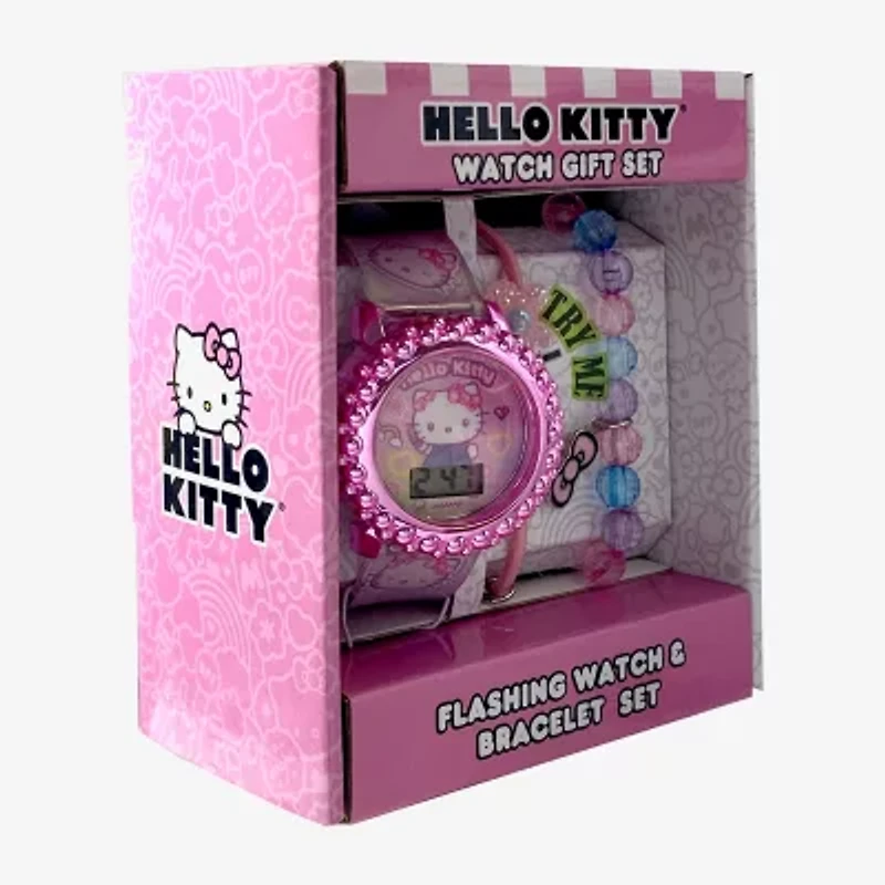 Hello Kitty Girls Multicolor Strap Watch Hk40074jc