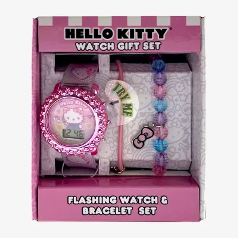 Hello Kitty Girls Multicolor Strap Watch Hk40074jc