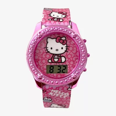 Hello Kitty Girls Digital Multicolor Strap Watch Hk4333jc