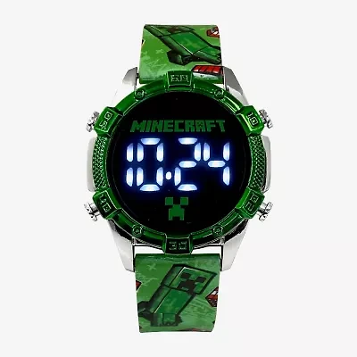 Minecraft Boys Digital Multicolor Watch Boxed Set Min4342jc