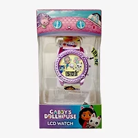 Gabby's Dollhouse Girls Digital Multicolor Strap Watch Gab4151jc