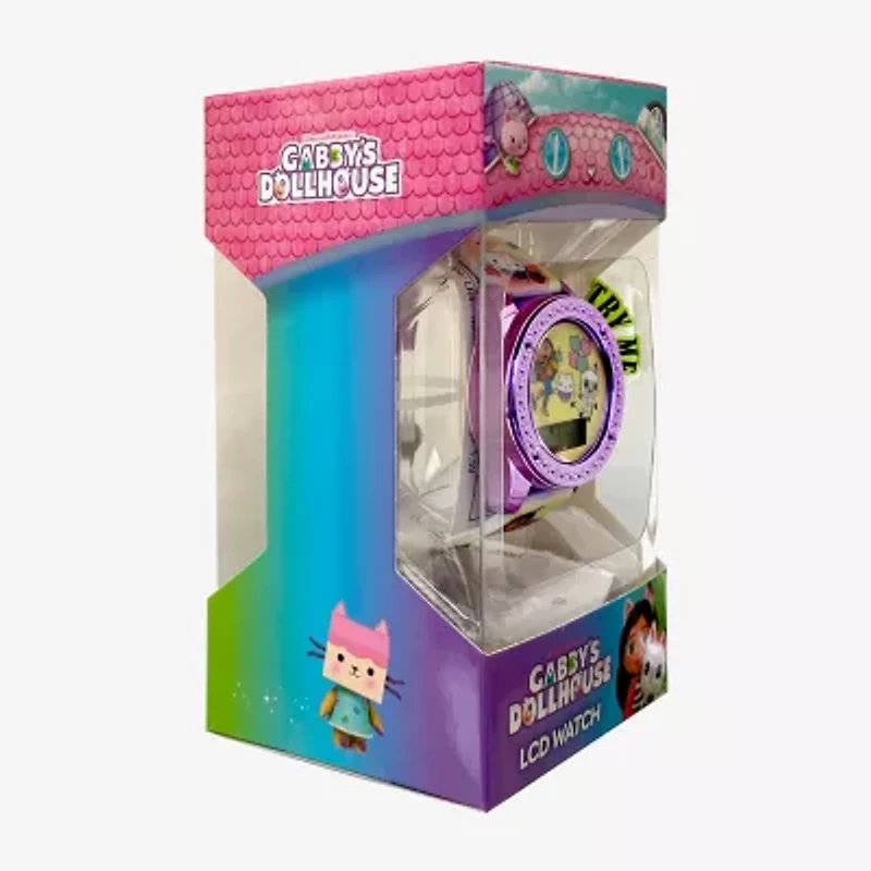 Gabby's Dollhouse Girls Digital Multicolor Strap Watch Gab4151jc