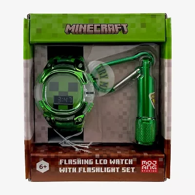 Minecraft Boys Multicolor 2-pc. Watch Boxed Set Min40147jc