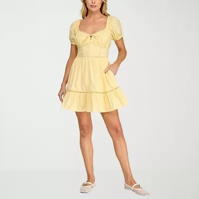 Trixxi Womens Juniors Fit + Flare Dress