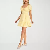 Trixxi Womens Juniors Fit + Flare Dress