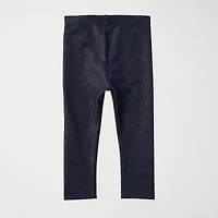 Okie Dokie Denim Baby Girls Knit Full Length Leggings