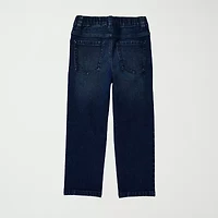 Okie Dokie Toddler & Little Boys Adjustable Waist Straight Leg Jean