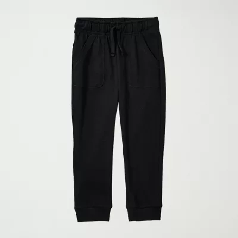 Okie Dokie Jersey Toddler & Little Boys Tapered Regular Fit Jogger Pant